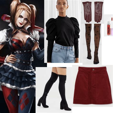 harley quinn outfits for women|harley quinn complete outfit.